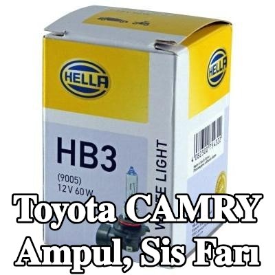 HELLA Ampul, sis farı — Toyota Camry