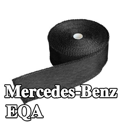 Simoni Racing حشية مشعب العادم من الألياف الزجاجية, منسوجات, مع مشابك — Mercedes-Benz Eqa