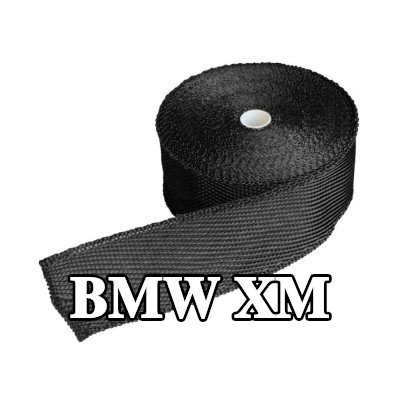 Simoni Racing حشية مشعب العادم من الألياف الزجاجية, منسوجات, مع مشابك — BMW Xm