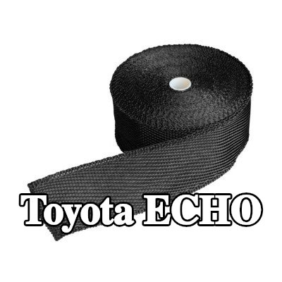 Simoni Racing حشية مشعب العادم من الألياف الزجاجية, منسوجات, مع مشابك — Toyota Echo