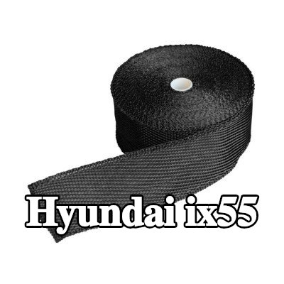 Simoni Racing حشية مشعب العادم من الألياف الزجاجية, منسوجات, مع مشابك — Hyundai ix55