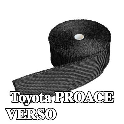 Simoni Racing حشية مشعب العادم من الألياف الزجاجية, منسوجات, مع مشابك — Toyota Proace Verso
