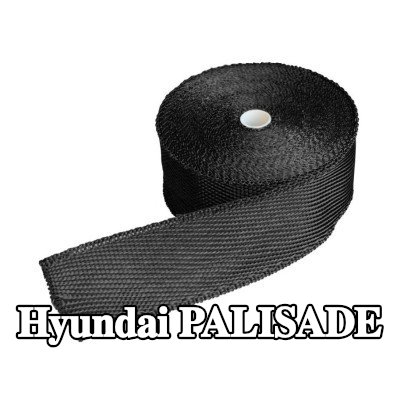 Simoni Racing حشية مشعب العادم من الألياف الزجاجية, منسوجات, مع مشابك — Hyundai Palisade