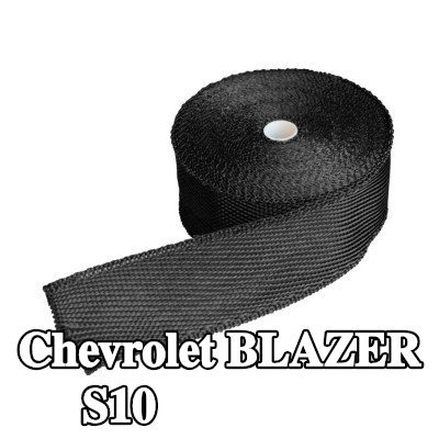 Simoni Racing حشية مشعب العادم من الألياف الزجاجية, منسوجات, مع مشابك — 1992 Chevrolet Blazer S10