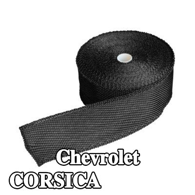 Simoni Racing حشية مشعب العادم من الألياف الزجاجية, منسوجات, مع مشابك — Chevrolet Corsica