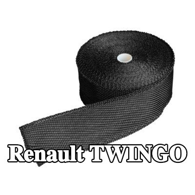 Simoni Racing حشية مشعب العادم من الألياف الزجاجية, منسوجات, مع مشابك — Renault Twingo