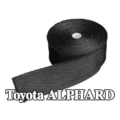 Simoni Racing حشية مشعب العادم من الألياف الزجاجية, منسوجات, مع مشابك — Toyota Alphard