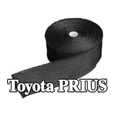 Simoni Racing حشية مشعب العادم من الألياف الزجاجية, منسوجات, مع مشابك — 2000 Toyota Prius