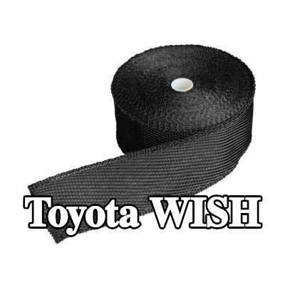 Simoni Racing حشية مشعب العادم من الألياف الزجاجية, منسوجات, مع مشابك — Toyota Wish