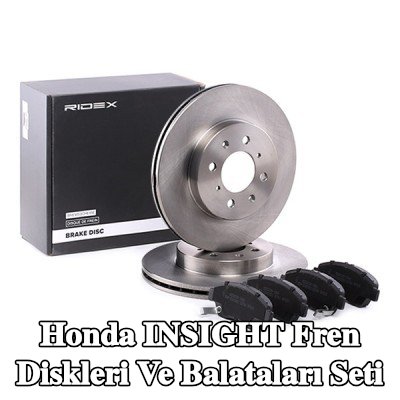 RIDEX Fren diskleri ve balataları seti Ön Aks, Havalandırmalı — Honda Insight