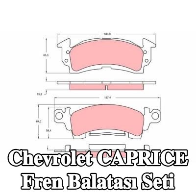 TRW Fren balatası seti 13, 2mm — 1990 Chevrolet Caprice
