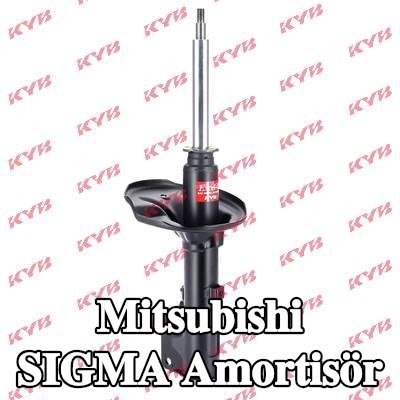 KYB Amortisör Excel-G, Ön Aks, Gaz Basıncı, Süspansiyon Dikmesi — Mitsubishi Sigma