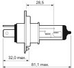 VALEO Uzun far ampulü ESSENTIAL, H4, 60/55W, 12V — Honda Stream (5)