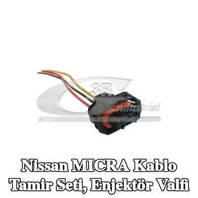 3RG Kablo Tamir Seti, enjektör valfi — 2000 Nissan Micra