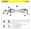 RIDEX Tahrik mili Ön Aks Sağ, 610mm — 2000 Hyundai Santa Fe (6)