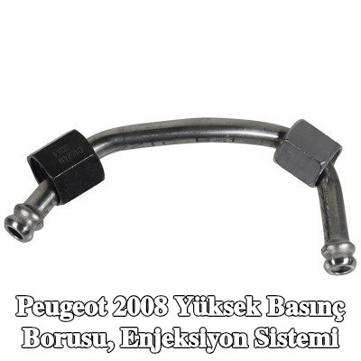 METZGER Yüksek Basınç Borusu, enjeksiyon sistemi — 2016 Peugeot 2008