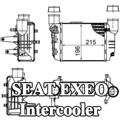 MAHLE Intercooler — 2008 SEAT Exeo