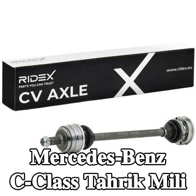 RIDEX Sol arka aks tahrik mili, Arka Aks Sağ, 630mm — 2000 Mercedes-Benz C-Class