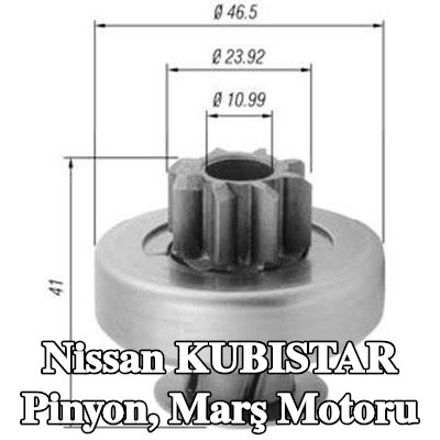 MAGNETI MARELLI Pinyon, marş motoru — Nissan Kubistar