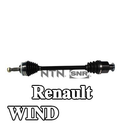 SNR عمود الدفع للمحور الأمامي الأيمن, 724mm, مع محمل (محامل) — Renault Wind