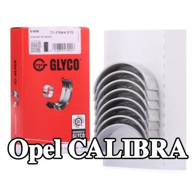 GLYCO محامل الطرف الكبير ذات ظهر فولاذي مطلي بالبرونز — Opel Calibra
