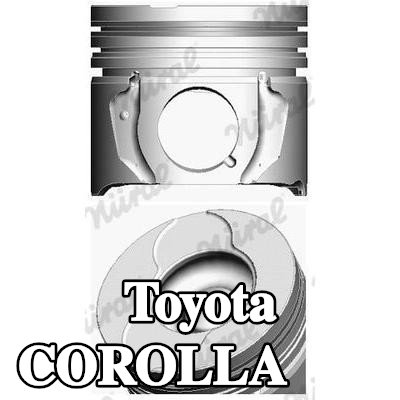 NÜRAL مكبس مع قناة تبريد, مع حامل حلقة المكبس — 2012 Toyota Corolla