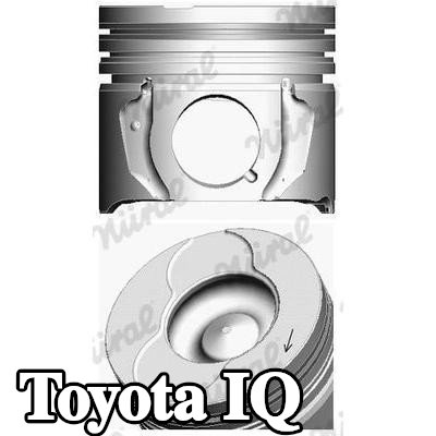NÜRAL مكبس مع قناة تبريد, مع حامل حلقة المكبس — Toyota Iq