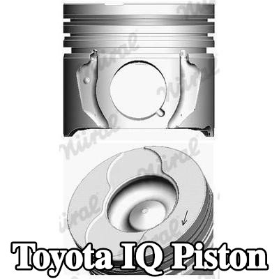 NÜRAL Soğutma kanallı piston, piston segman taşıyıcısı ile — Toyota Iq