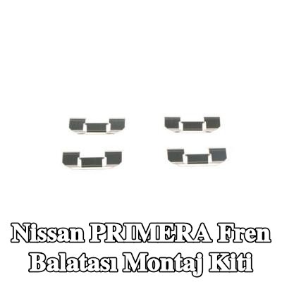 BOSCH Fren balatası montaj kiti — 1990 Nissan Primera