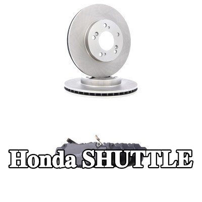 RIDEX مجموعة أقراص الفرامل والوسادات للمحور الأمامي, مزود بفتحات تهوية داخلية — Honda Shuttle