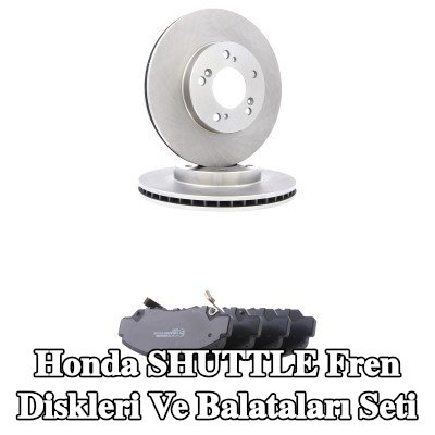 RIDEX Fren diskleri ve balataları seti Ön Aks, içten havalandırmalı — Honda Shuttle