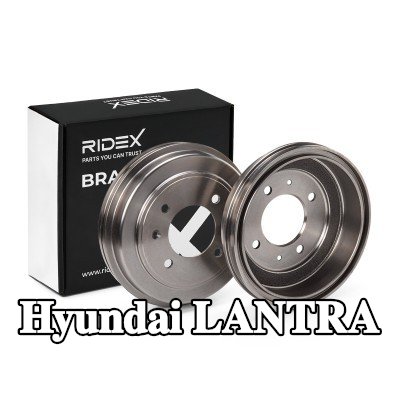 RIDEX أسطوانة الفرامل للمحور الخلفي, 203mm, 242, 8mm — 1990 Hyundai Lantra