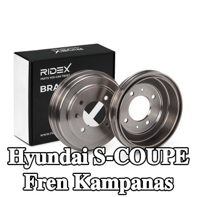 RIDEX Arka aks fren kampanası, 203mm, 242, 8mm — Hyundai S-coupe