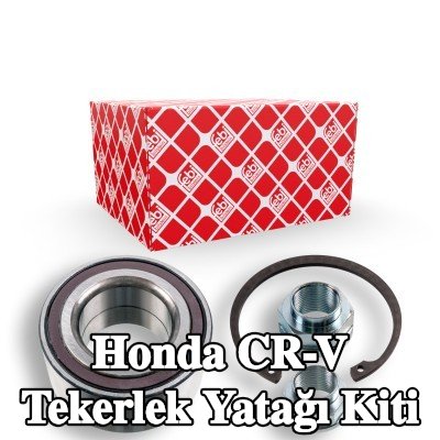 FEBI BILSTEIN Tekerlek yatağı kiti Ön Aks, entegre manyetik sensör halkalı, tutma halkası, aks somunu ile — 2007 Honda Cr-v