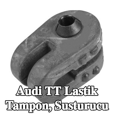 PLANET TECH Lastik tampon, susturucu egzoz taraflı — Audi Tt