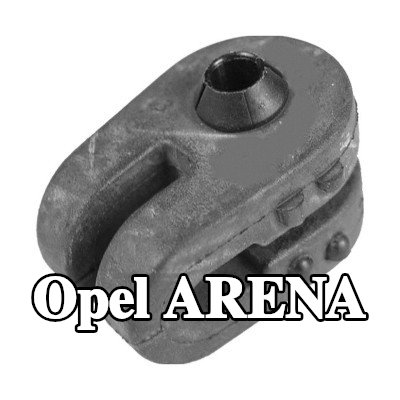 PLANET TECH مخمد مطاطي, كاتم الصوت جانب العادم — Opel Arena
