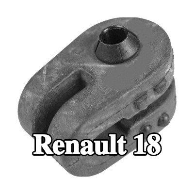 PLANET TECH مخمد مطاطي, كاتم الصوت جانب العادم — Renault 18