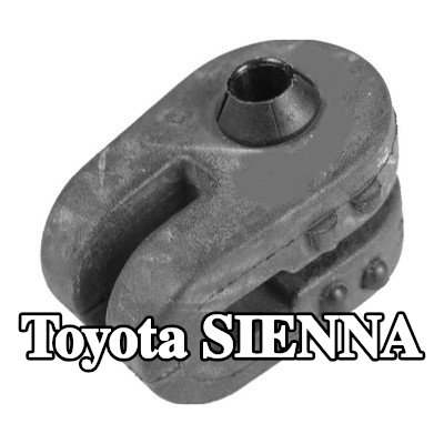 PLANET TECH مخمد مطاطي, كاتم الصوت جانب العادم — Toyota Sienna