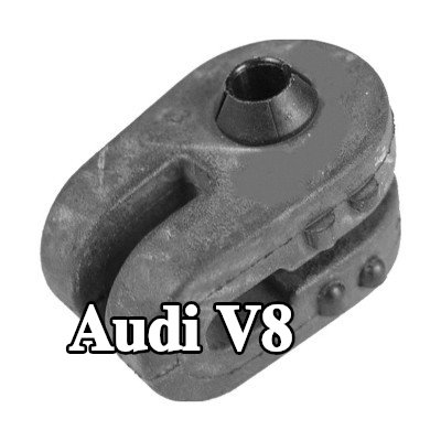 PLANET TECH مخمد مطاطي, كاتم الصوت جانب العادم — 1990 Audi V8