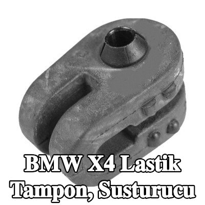 PLANET TECH Lastik tampon, susturucu egzoz taraflı — BMW X4