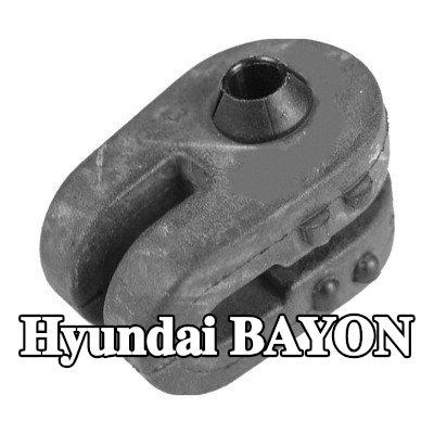 PLANET TECH مخمد مطاطي, كاتم الصوت جانب العادم — Hyundai Bayon