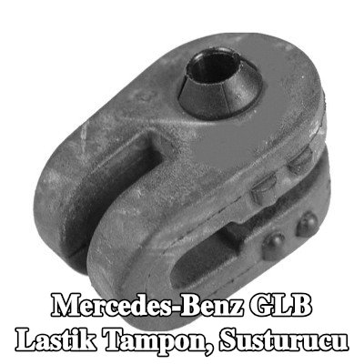 PLANET TECH Lastik tampon, susturucu egzoz taraflı — Mercedes-Benz Glb