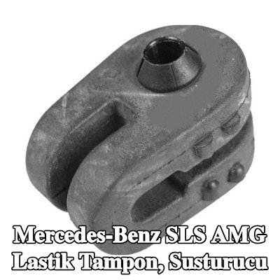 PLANET TECH Lastik tampon, susturucu egzoz taraflı — Mercedes-Benz Sls Amg