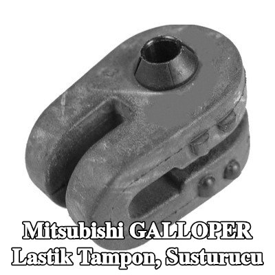 PLANET TECH Lastik tampon, susturucu egzoz taraflı — Mitsubishi Galloper