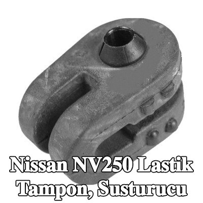 PLANET TECH Lastik tampon, susturucu egzoz taraflı — Nissan Nv250