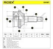 RIDEX CV mafsalı kiti Ön Aks, Tekerlek Tarafı — Kia Shuma (7)