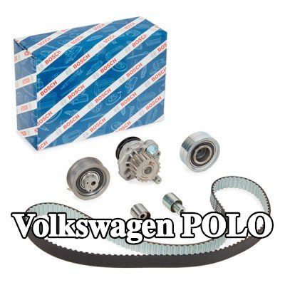 BOSCH مجموعة مضخة المياه وحزام التوقيت عدد الأسنان: 141, Width: 25mm — 1996 Volkswagen Polo