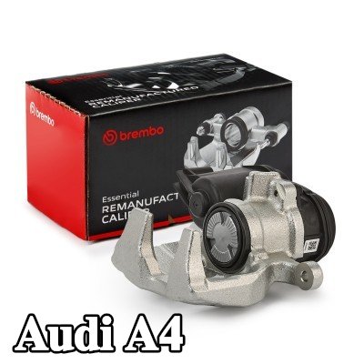 BREMBO ملاقط الفرامل الأساسية, المحور الخلفي الأيسر, أمام المحور — Audi A4
