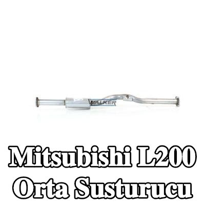 WALKER Orta susturucu 1330mm, montaj parçaları olmadan — Mitsubishi L200