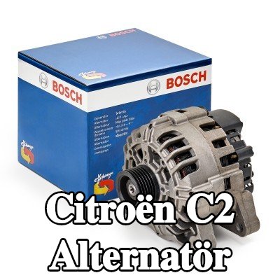 BOSCH Alternatör 80A — Citroën C2